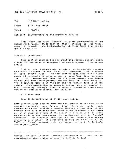 honeywell MTB-151  honeywell multics redell mtb MTB-151.pdf