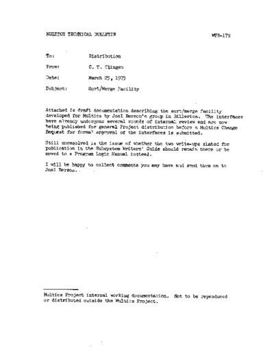 honeywell MTB-179  honeywell multics redell mtb MTB-179.pdf