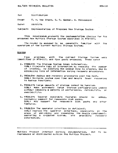 honeywell MTB-110  honeywell multics redell mtb MTB-110.pdf