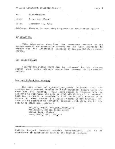 honeywell MTB-243  honeywell multics redell mtb MTB-243.pdf