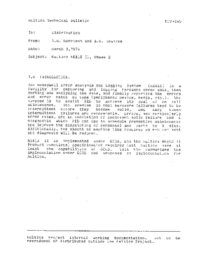 honeywell MTB-265  honeywell multics redell mtb MTB-265.pdf
