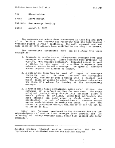 honeywell MTB-214  honeywell multics redell mtb MTB-214.pdf