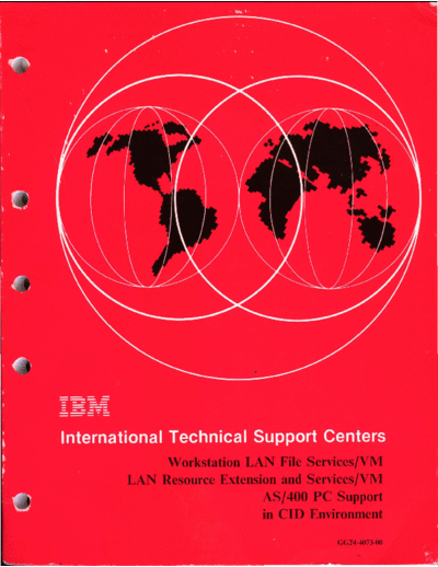 IBM GG24-4073-0 LAN Services in CID Environment Jul93  IBM lan GG24-4073-0_LAN_Services_in_CID_Environment_Jul93.pdf