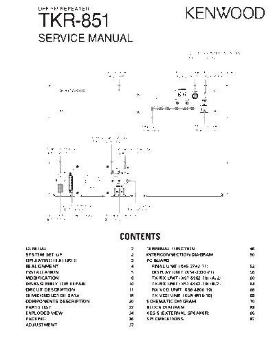 Kenwood TKR851  Kenwood TKR851.pdf