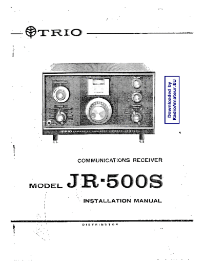 Kenwood Trio JR-500 user  Kenwood Trio_JR-500_user.pdf