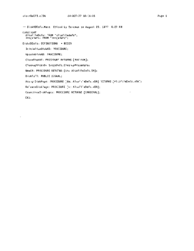 xerox DiskKDDefs.mesa Oct77  xerox mesa 3.0_1977 listing DiskKDDefs.mesa_Oct77.pdf