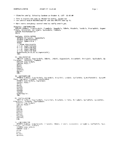 xerox ICompiler.config Oct77  xerox mesa 3.0_1977 listing ICompiler.config_Oct77.pdf