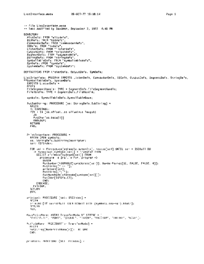xerox ListerInterface.mesa_Oct77  xerox mesa 3.0_1977 listing ListerInterface.mesa_Oct77.pdf