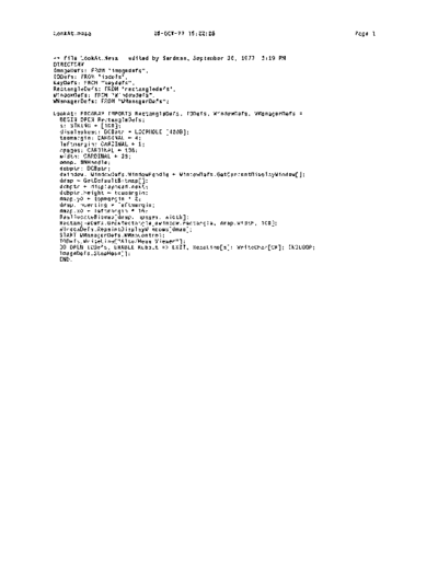 xerox LookAt.mesa Oct77  xerox mesa 3.0_1977 listing LookAt.mesa_Oct77.pdf