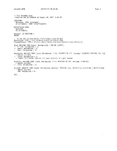 xerox NovaOps.mesa Oct77  xerox mesa 3.0_1977 listing NovaOps.mesa_Oct77.pdf