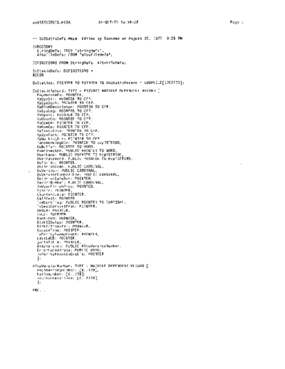 xerox OsStaticDefs.mesa Oct77  xerox mesa 3.0_1977 listing OsStaticDefs.mesa_Oct77.pdf