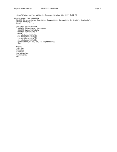 xerox SignalLister.config Oct77  xerox mesa 3.0_1977 listing SignalLister.config_Oct77.pdf