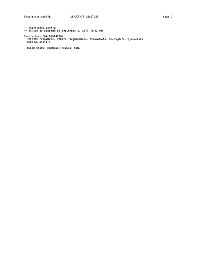 xerox Statistics.config Oct77  xerox mesa 3.0_1977 listing Statistics.config_Oct77.pdf