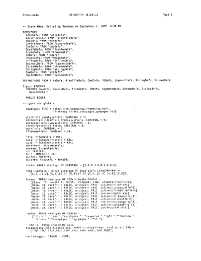 xerox Stats.mesa Oct77  xerox mesa 3.0_1977 listing Stats.mesa_Oct77.pdf