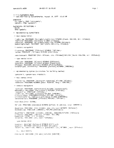 xerox SymTabDefs.mesa Oct77  xerox mesa 3.0_1977 listing SymTabDefs.mesa_Oct77.pdf