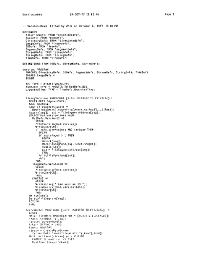 xerox Version.mesa Oct77  xerox mesa 3.0_1977 listing Version.mesa_Oct77.pdf