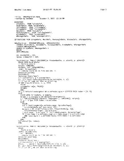 xerox WManPosition.mesa Oct77  xerox mesa 3.0_1977 listing WManPosition.mesa_Oct77.pdf
