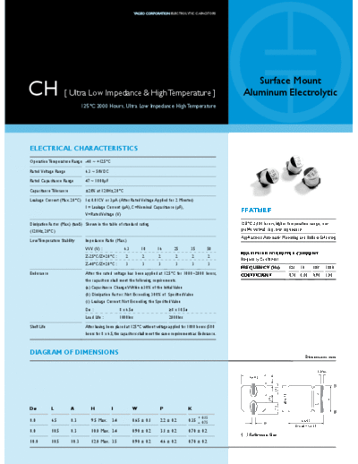 Yageo Yageo [smd] CH Series  . Electronic Components Datasheets Passive components capacitors Yageo Yageo [smd] CH Series.pdf