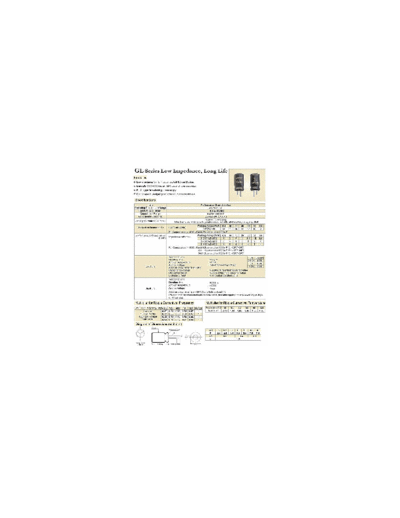 Yihcon [radial] GL Series  . Electronic Components Datasheets Passive components capacitors Yihcon Yihcon [radial] GL Series.pdf