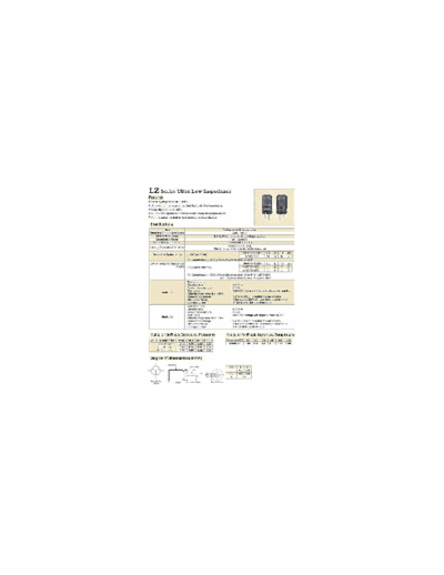 Yihcon [radial] LZ Series  . Electronic Components Datasheets Passive components capacitors Yihcon Yihcon [radial] LZ Series.pdf