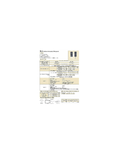 Yihcon [radial] RA Series  . Electronic Components Datasheets Passive components capacitors Yihcon Yihcon [radial] RA Series.pdf