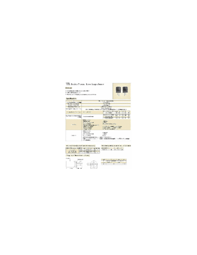 Yihcon [radial] TL Series  . Electronic Components Datasheets Passive components capacitors Yihcon Yihcon [radial] TL Series.pdf