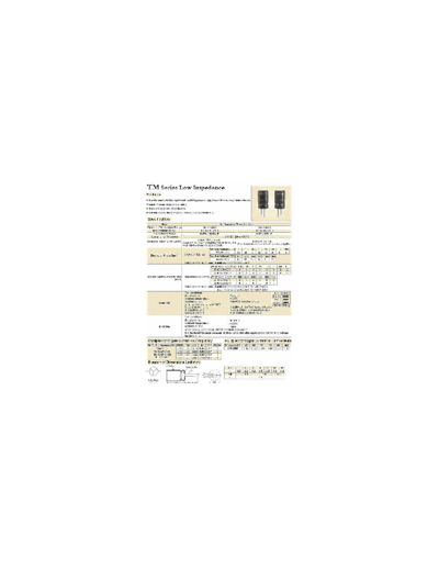 Yihcon [radial] TM Series  . Electronic Components Datasheets Passive components capacitors Yihcon Yihcon [radial] TM Series.pdf