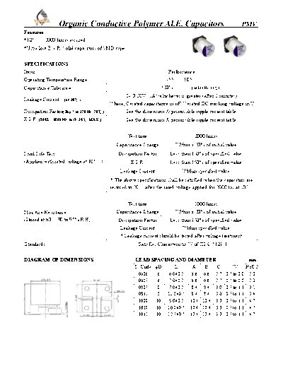 Yimtek [polymer smd] PMV Series  . Electronic Components Datasheets Passive components capacitors Yimtek Yimtek [polymer smd] PMV Series.pdf