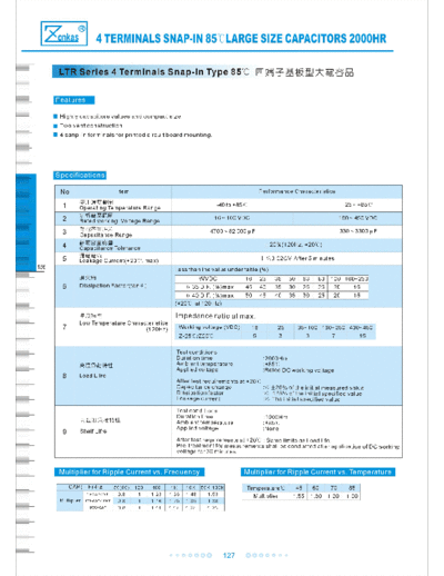 Zonkas [snap-in] LTR Series  . Electronic Components Datasheets Passive components capacitors Zonkas Zonkas [snap-in] LTR Series.pdf