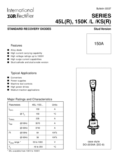 . Electronic Components Datasheets 150k60a  . Electronic Components Datasheets Various datasheets 1 150k60a.pdf
