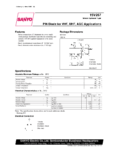 1 1sv267  . Electronic Components Datasheets Various datasheets 1 1sv267.pdf