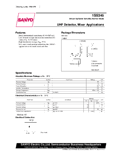 1 1ss345  . Electronic Components Datasheets Various datasheets 1 1ss345.pdf