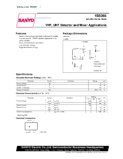 1 1ss365  . Electronic Components Datasheets Various datasheets 1 1ss365.pdf