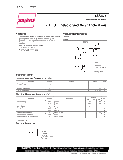 1 1ss375  . Electronic Components Datasheets Various datasheets 1 1ss375.pdf