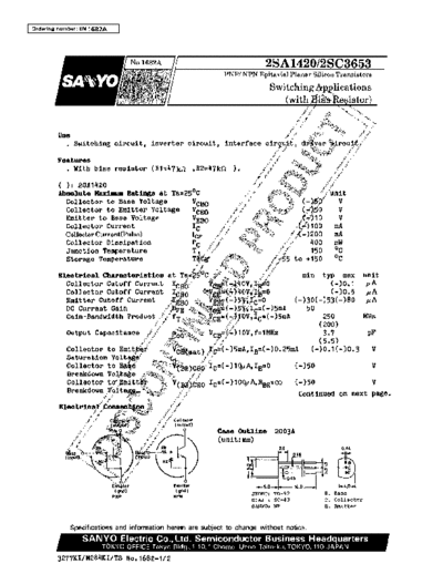 2 22sa1420  . Electronic Components Datasheets Various datasheets 2 22sa1420.pdf