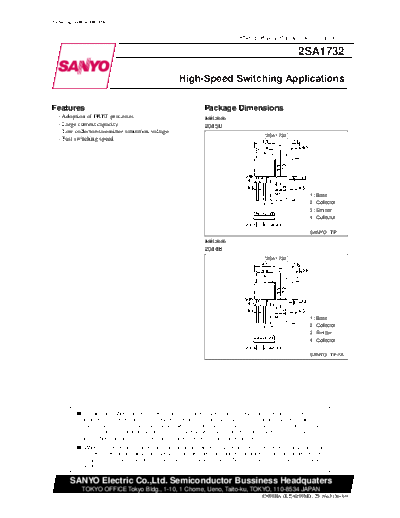 2 22sa1732  . Electronic Components Datasheets Various datasheets 2 22sa1732.pdf