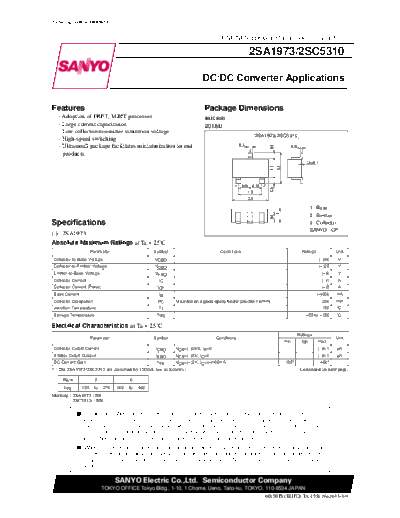 2 22sa1973  . Electronic Components Datasheets Various datasheets 2 22sa1973.pdf