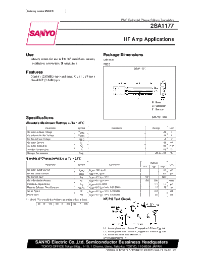 2 22sa1177  . Electronic Components Datasheets Various datasheets 2 22sa1177.pdf