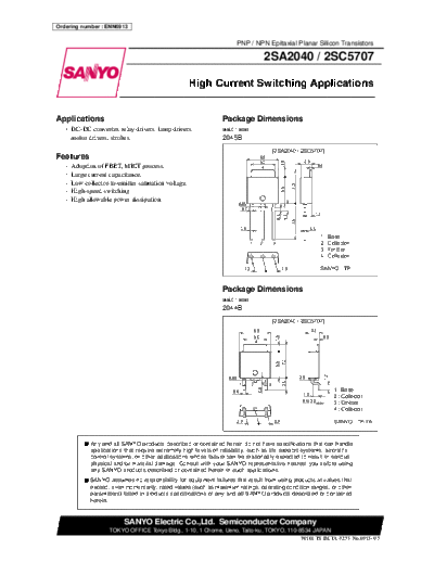 2 22sa2040  . Electronic Components Datasheets Various datasheets 2 22sa2040.pdf