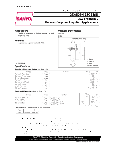 . Electronic Components Datasheets 22sa608n  . Electronic Components Datasheets Various datasheets 2 22sa608n.pdf