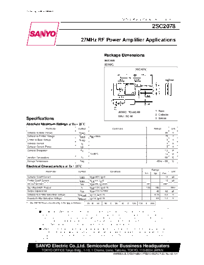 2 22sc2078  . Electronic Components Datasheets Various datasheets 2 22sc2078.pdf