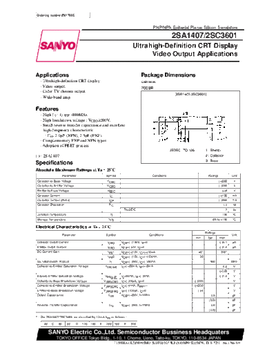 2 22sc3601  . Electronic Components Datasheets Various datasheets 2 22sc3601.pdf