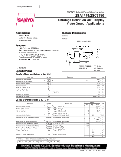 2 22sc3780  . Electronic Components Datasheets Various datasheets 2 22sc3780.pdf