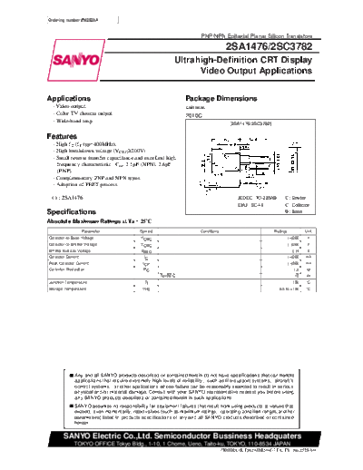 2 22sc3782  . Electronic Components Datasheets Various datasheets 2 22sc3782.pdf