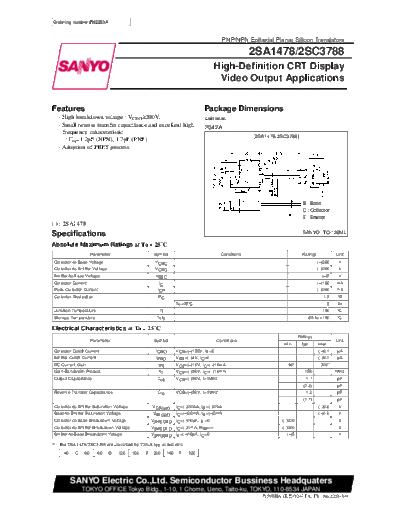 2 22sc3788  . Electronic Components Datasheets Various datasheets 2 22sc3788.pdf