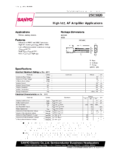 2 22sc3820  . Electronic Components Datasheets Various datasheets 2 22sc3820.pdf