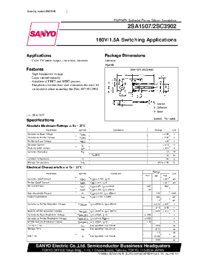 2 22sc3902  . Electronic Components Datasheets Various datasheets 2 22sc3902.pdf