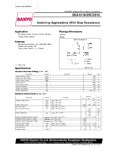 2 22sc3912  . Electronic Components Datasheets Various datasheets 2 22sc3912.pdf