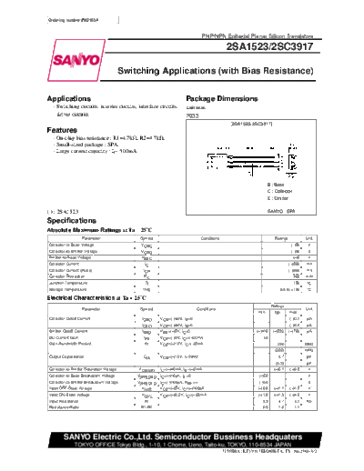 2 22sc3917  . Electronic Components Datasheets Various datasheets 2 22sc3917.pdf