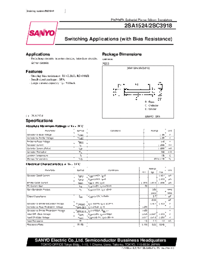 2 22sc3918  . Electronic Components Datasheets Various datasheets 2 22sc3918.pdf